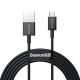 Baseus Superior USB-A / Micro-USB 2A-Kabel 2 m – schwarz