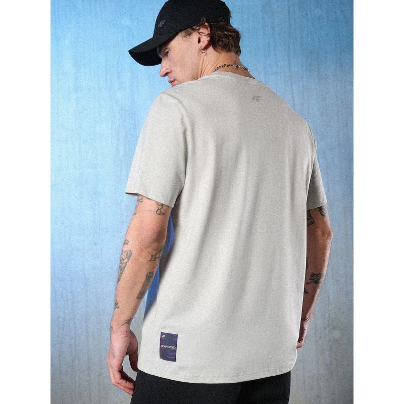 2. Herren-T-Shirt mit Aufdruck, regulär, Größe 4F 4FRSS26TTSHM3657-27S
