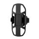 Rockbros 250015001 Silikon-Handyhalterung mit Klemme – schwarz
