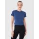 Schmales geripptes Damen-T-Shirt 4F 4FRSS25TTSHF2696-31S
