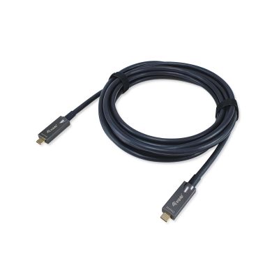 2. Aktives optisches Kabel (USB-C, Stecker/Stecker), 5,0 m, PD 60 W, 4K/60 Hz, 10 Gbit/s, Video + Daten + PD)