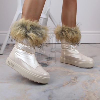 2. Big Star W INT1924B beige Fell Plateau Schneestiefel