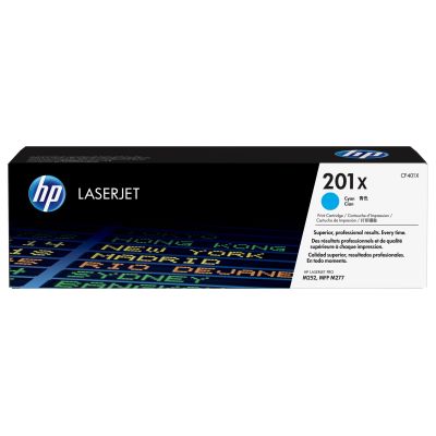 HP Toner HP 201X Cyan, HP201X=CF401X, 2300 Seiten