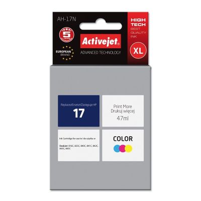 Activejet AH-17N Tinte (ersetzt HP 17 C6625A; Supreme; 47 ml; Farbe)