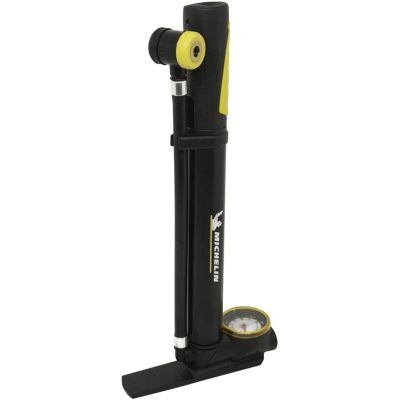 24. MINI-FAHRRADPUMPE MIT MANOMETER 2in1 ALU MICHELIN 8 bar (120 PSI)