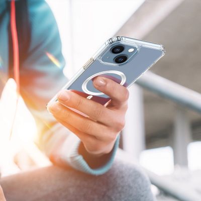 12. Dux Ducis Clin Magnethülle für iPhone 14 Plus kompatibel mit MagSafe transparent