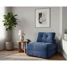 WOBA Sitzsack-Matratze, marineblau