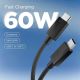 2. Spigen Essential EB6015CC USB-C-Kabel 60 W 150 cm – Schwarz