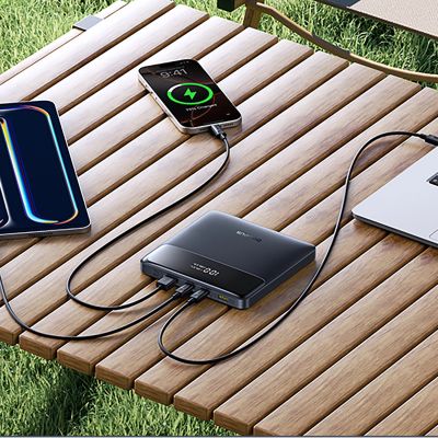20. Baseus Blade H1 20000mAh 100W Powerbank mit Display - Schwarz