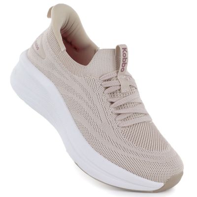 Beige Damen-Plateau-Sneaker Kobbo Vinceza 102421