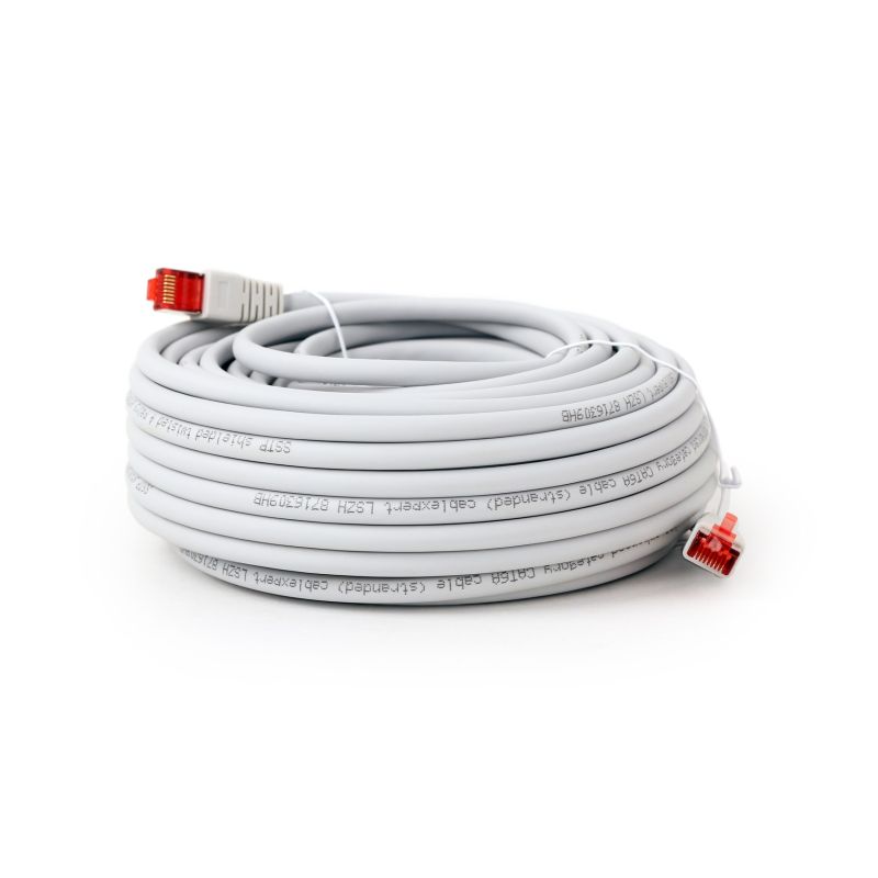 3. GEMBIRD SFTP-PATCHKABEL RJ45 KAT. 6A LSZH 20 M GRAU