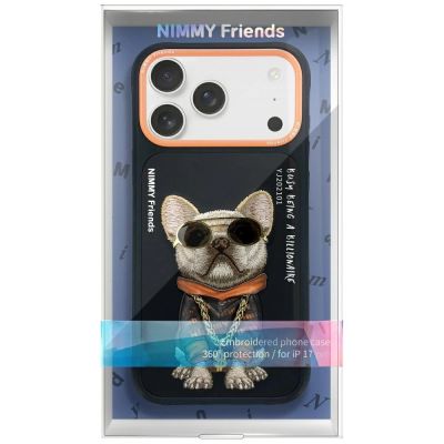 2. Nimmy Glasses Cool Dog Case für iPhone 17 Pro - Schwarz