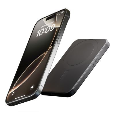 5. ZENS Slim Qi2 Aluminium Powerbank - 5000 mAh magnetische Powerbank kompatibel mit MagSafe und Qi2 (schwarz)