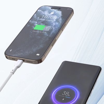 2. Dudao L9C Max 240W PD USB-C - USB-C 2m Kabel - Weiß