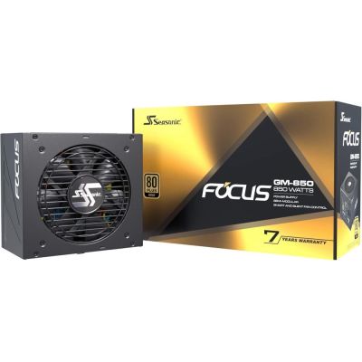 5. Seasonic G12 GM Netzteilmodul 850 W 20+4-Pin ATX Schwarz