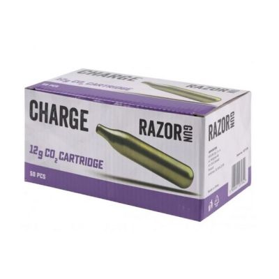 5. RazorGun CO2-Kapseln 12g - 50 Stück pro Karton