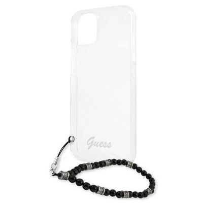 6. Guess GUHCP13MKPSBK iPhone 13 6.1" Transparente Hardcase Black Pearl