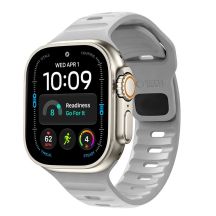 Tech-Protect Silikonarmband für Apple Watch 44 / 45 / 46 / 49 mm – Grau