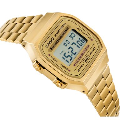 3. Unisex CASIO Vintage-Uhr A168WG-9W + Box