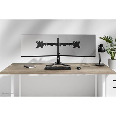 6. Neomounts DS45-600BL2 Monitorhalterung/-ständer für Monitore bis 81,3 cm (32"), Schreibtisch, Schwarz