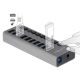2. Externer USB 3.0-Hub von Delock mit 10 Ports und Schaltern