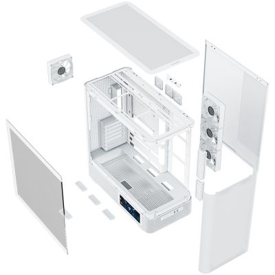 25. MODECOM VOLCANO AQ 400 ARGB MIDI-HÜLLE WEISS