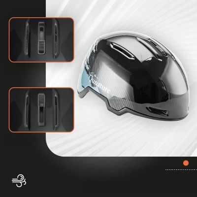 2. Qunature 10130003004 Skihelm mit Gehörschutz für Snowboard 54-58 cm - Schwarz