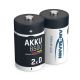 2. Ansmann 5035362 Haushaltsbatterie D Nickel-Metallhydrid (NiMH)