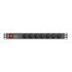 2. RACK-Streifen Lanberg PDU-07E-0200-IEC-BK (7 x UTE; 10 A; 2 m; schwarz)