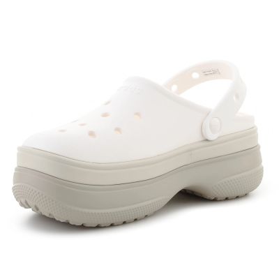 3. CROCS CLASSIC STACKED CLOG CHALK 211355-0WV