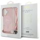 7. Guess Crossbody Cord Script MagSafe-Hülle für iPhone 16 – Rosa