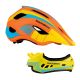 6. Rockbros TT-32SOYB-S Kinderfahrradhelm mit abnehmbarem Kinnbügel, Größe S – gelb-orange