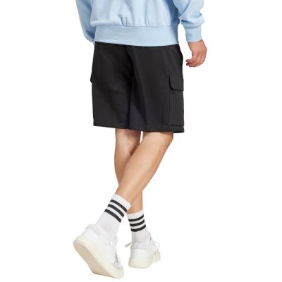 8. adidas Essentials Feelcozy Fleece-Cargo-Shorts M JE3869