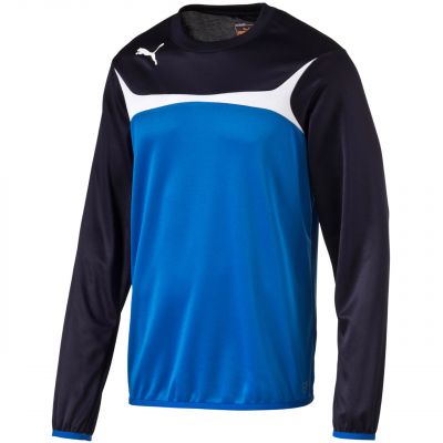 Herren-Sweatshirt Puma Esito 3 Trainig Sweat blau-schwarz 653967 02