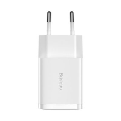 2. Baseus Compact Ladegerät 2x USB 10,5W weiß (CCXJ010202)