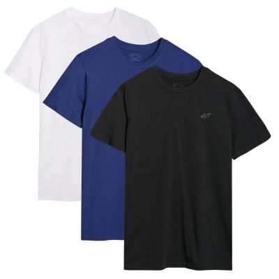 Herren-T-Shirt (3-teiliges Set) 4F 3P-SS-4FWMM00TTSHM2256-92S 3er-Pack