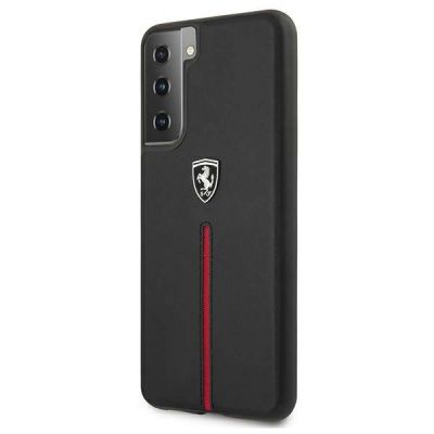 2. Ferrari FEOSIHCS21SBK S21 G991 schwarz/schwarz Hardcase Off Track Leather Nylon Stripe