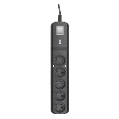 3. Lestar LV530W 2,5 m Steckdosenleiste (5 x UTE; 10 A; 2,5 m; schwarz)