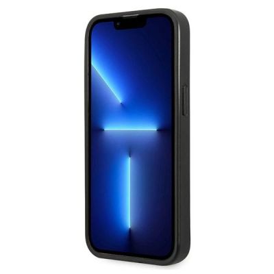 5. Karl Lagerfeld KLHCP13LMNMP1K iPhone 13 Pro / 13 6,1 "Hardcase schwarz / schwarzes Monogramm-Plakette