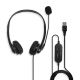 2. Lindy 42870 Kopfhörer/Headset, kabelgebunden, Kopfbügel, Anrufe/Musik, USB Typ-A, Schwarz