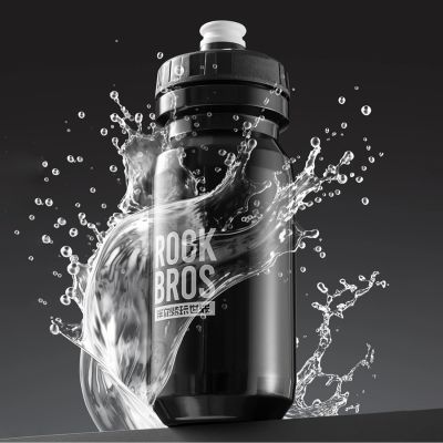 5. Rockbros 600 ml Fahrradflasche – Schwarz