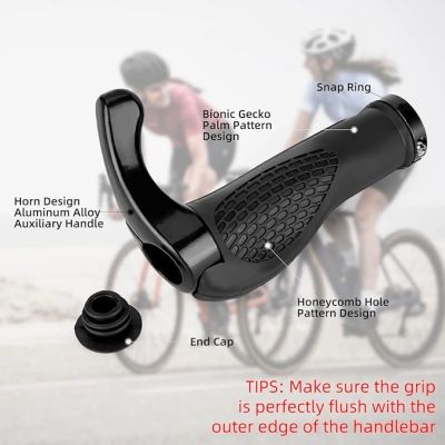 14. Rockbros BT1007B Fahrradhalter-Set mit Hupen – Schwarz