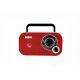 Adler CR 1140r tragbares Radio (rot)