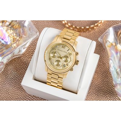 5. MICHAEL KORS Runway MK7323 Damenuhr + Box
