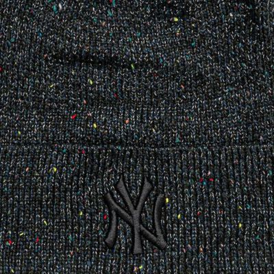 2. New Era Damen-Glitzer-Beanie New York Yankees Hat 60691294 Schwarz One Size