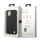 8. Hülle BMW BMHCP14MSLLBK iPhone 14 Plus 6,7 "schwarz / schwarz Lederstempel