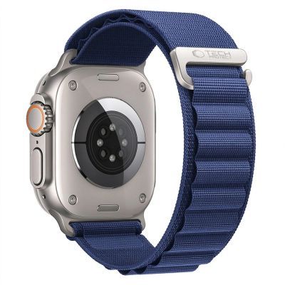 Tech-Protect Nylon Pro Armband für Apple Watch 44 / 45 / 46 / 49 mm – Marineblau