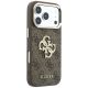 4. Guess 4G & Big Strass Logo Hülle für iPhone 17 Pro Max / 18 Pro Max - Braun