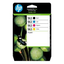 HP 4er-Pack Original 963 Tintenpatronen Schwarz/Cyan/Magenta/Gelb