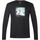 SUPER.NATURAL Herren Langarmshirt „Almost Done“ (Größe M), schwarz, Größe L